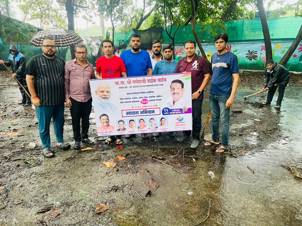 प्रभागात विविध ठिकाणी स्वच्छता अभियान